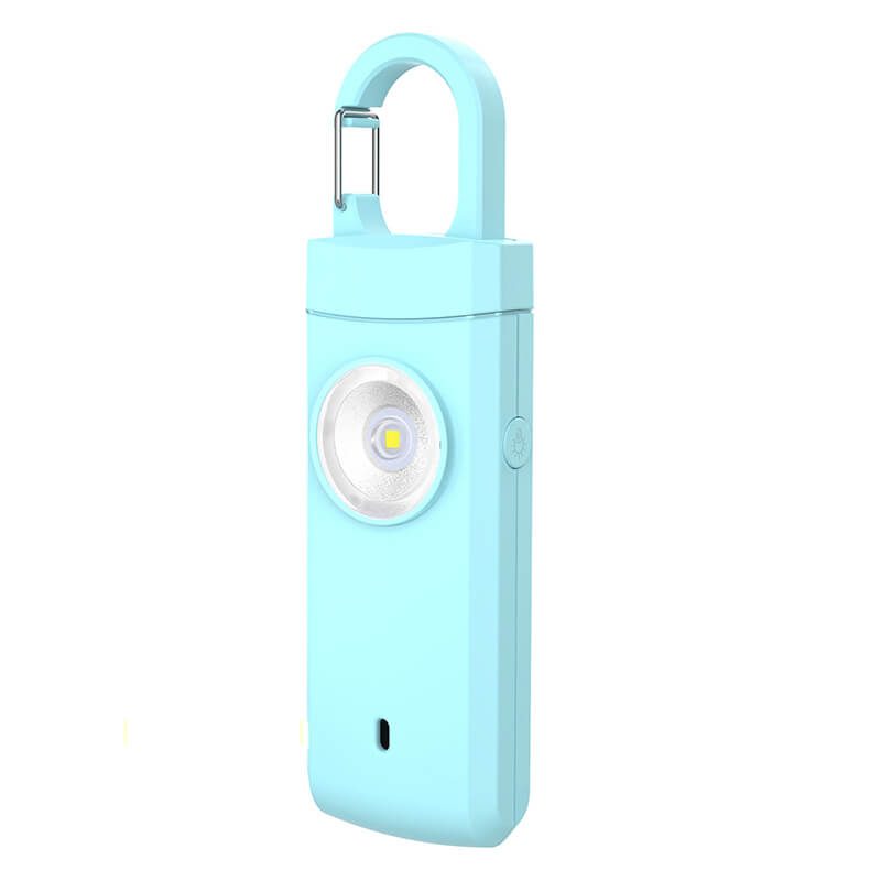 Tenvellon Personal Alarm Keychain Rechargeable Batteries 130dB for Women and Kids