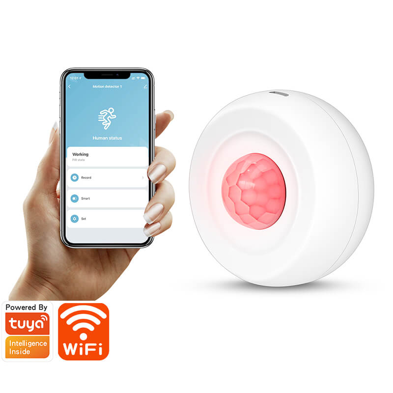 Tenvellon WiFi PIR Motion Sensor for Automation Smart Home Alarm System