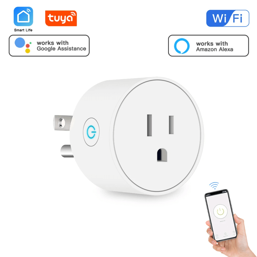 Tenvellon Smart Plug Outlet Timer Socket Works with Alexa and Google Home