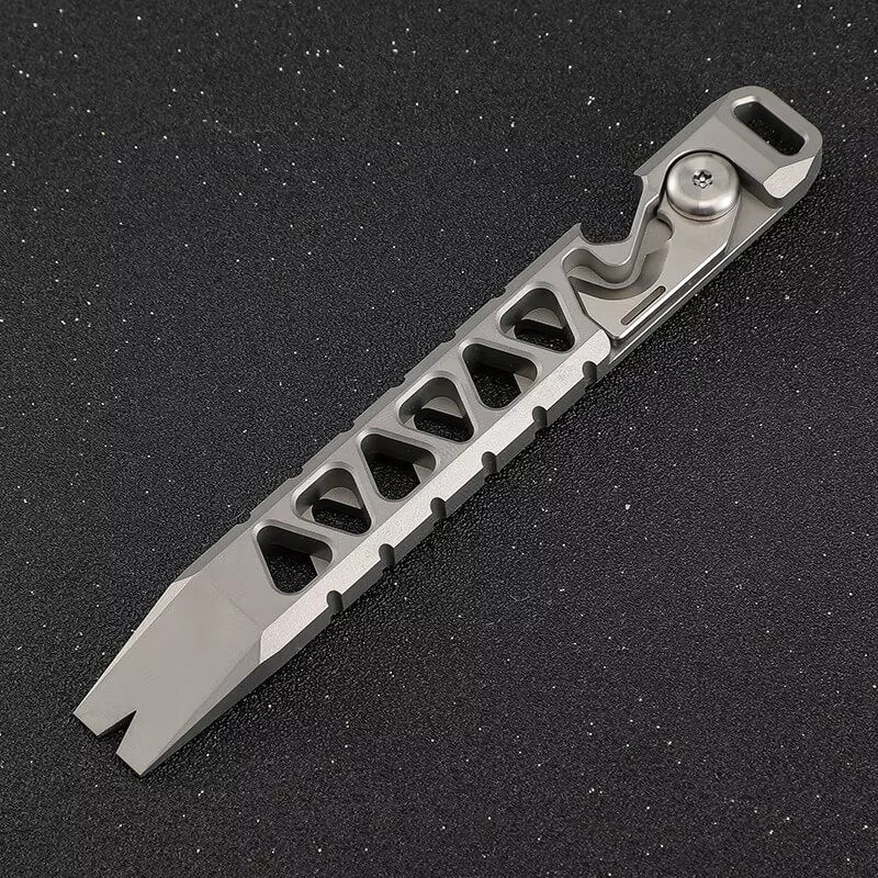 Tenvellon Titanium EDC Pry Bar Pocket Tool